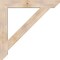 Ekena Millwork Traditional Slat Smooth Bracket, Douglas Fir, 5 1/2"W x 44"D x 44"H BKT06X44X44TRA06SDF - alternate 2